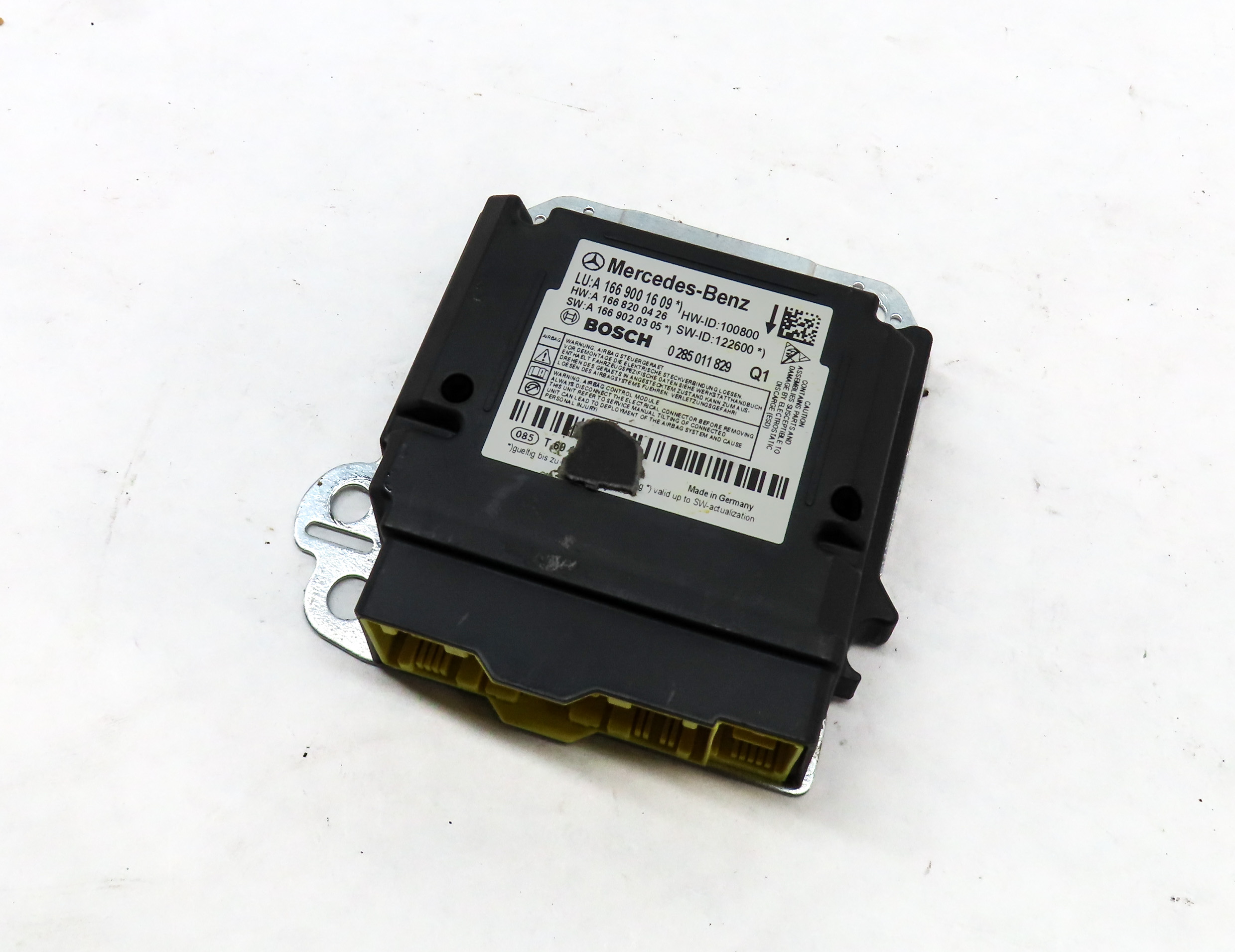 2013-2015 MERCEDES G GL ML CLASS (W166 X166 X463) SRS BAG CONTROL MODULE — exact item pictured